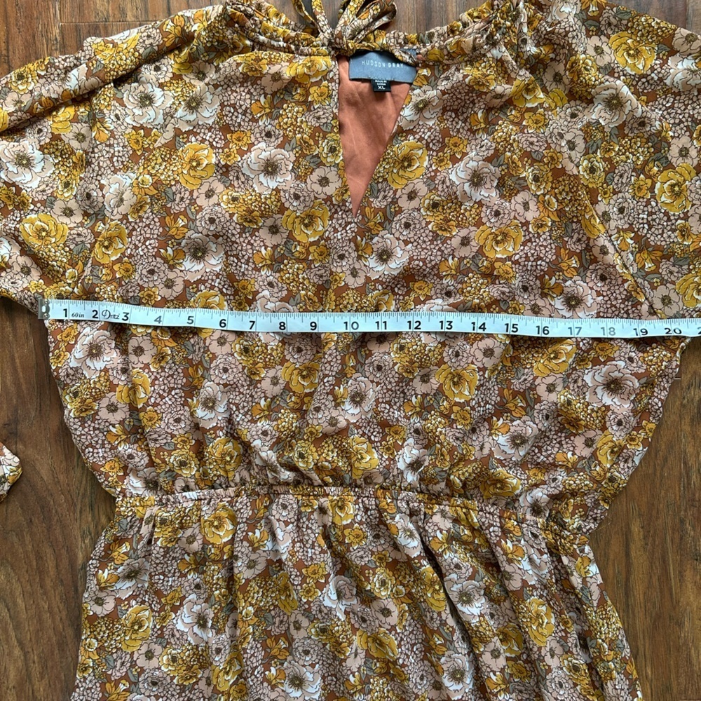 Long sleeve  Floral Print  Maxi Dress women’s size X-Large - Picture 8 of 9